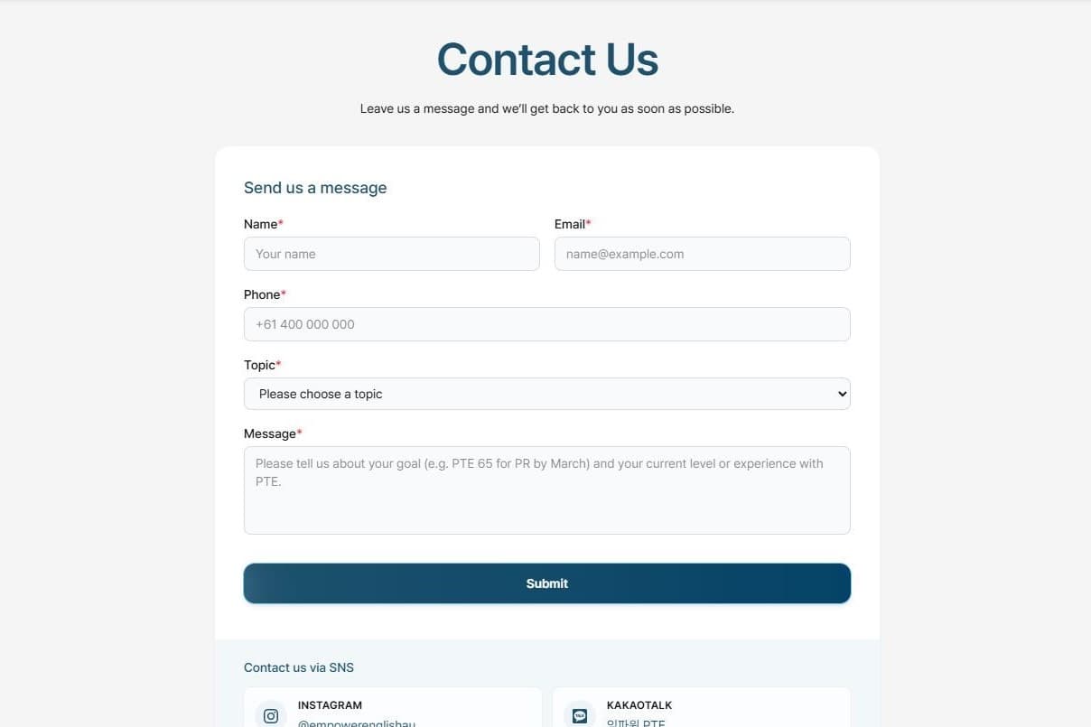 Public website
