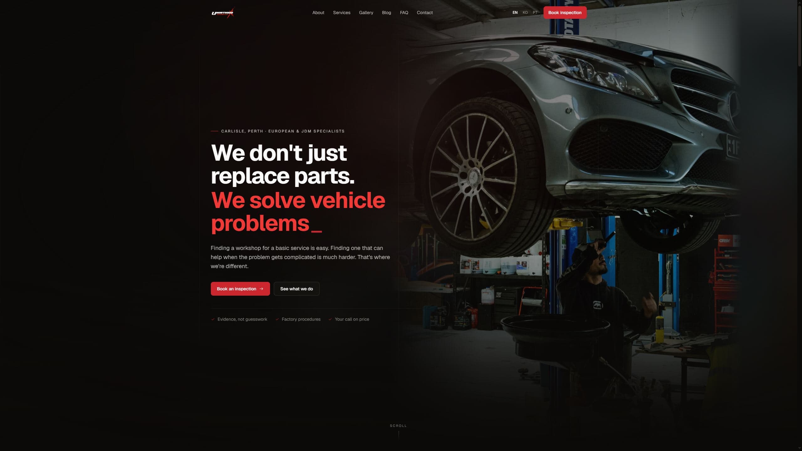 Unorthodox Automotive homepage